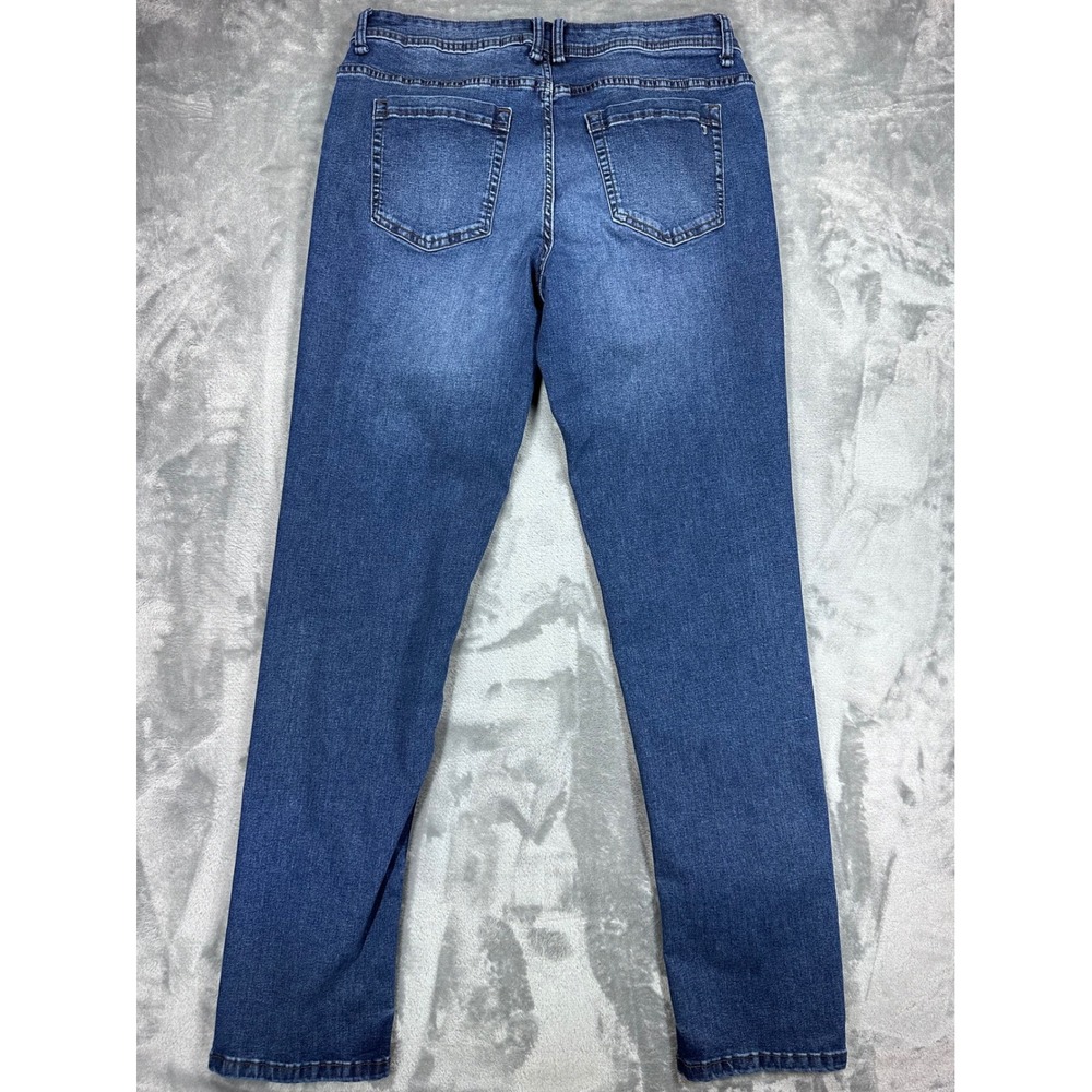 The Perfect Jean NYC Athletic Fit Mens 32x34 Blue Denim Jeans Medium Wash - Picture 10 of 10